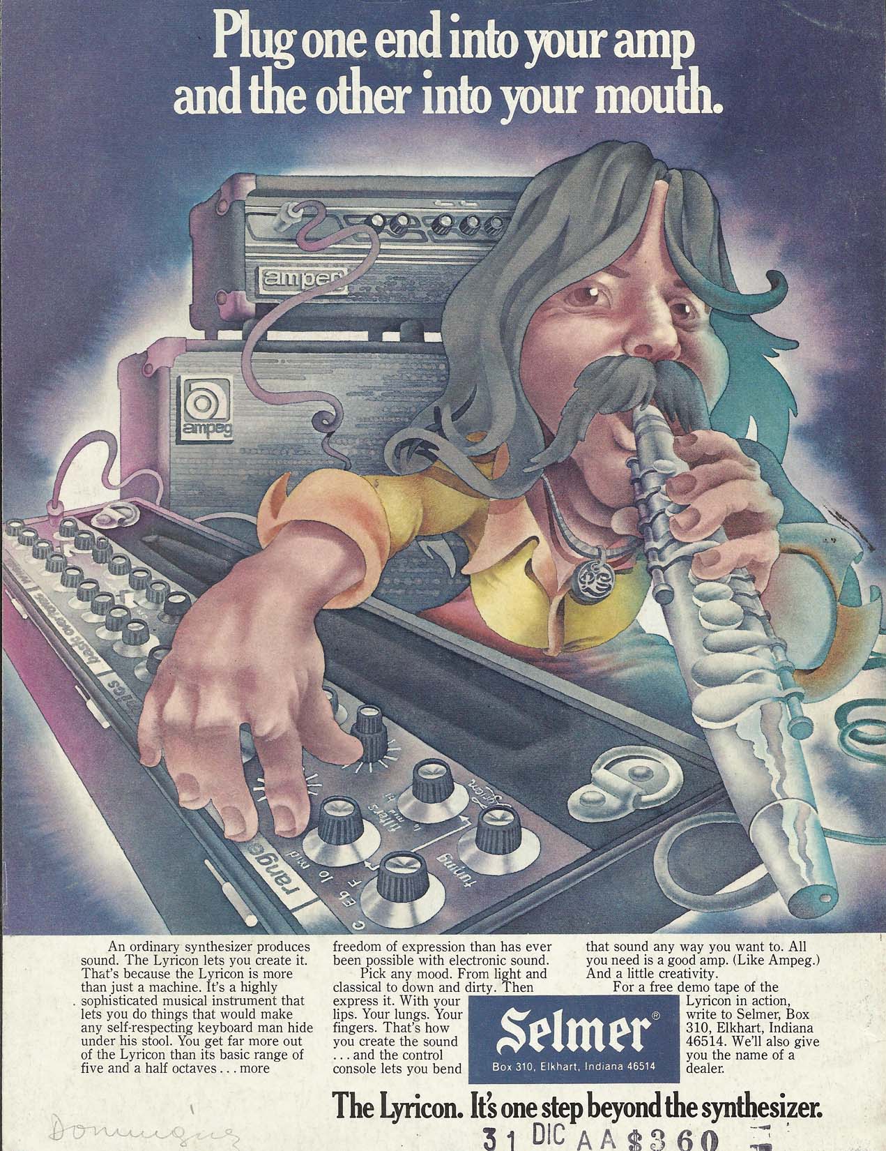 1975 Lyricon Ad