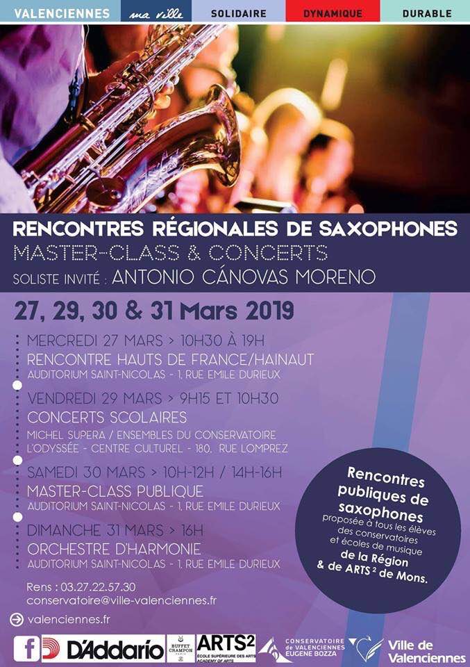 Adolphesax.com Marzo 2019 rencontres saxofon